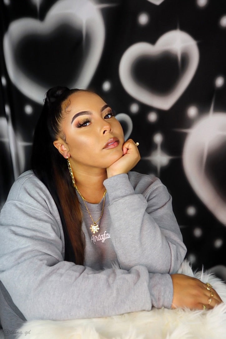 LOGO CREWNECK - HEATHER GREY