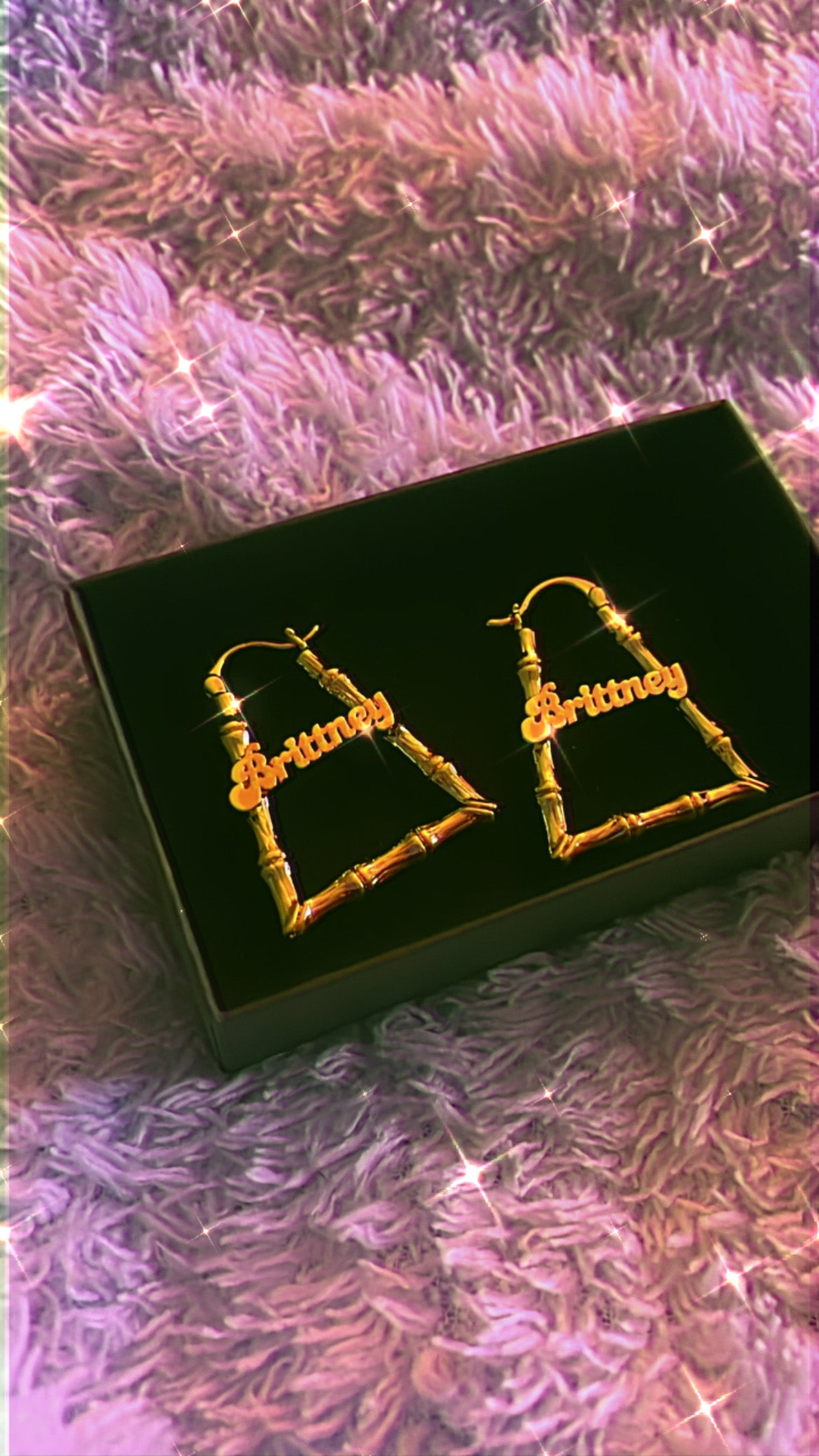 Mini NewNew Triangle Bamboo Earrings