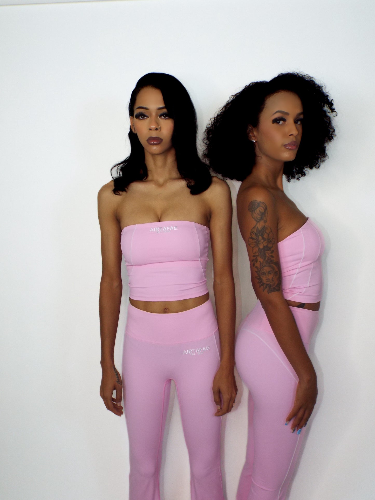 AIRTAFAE FLARE PANTS - PINK