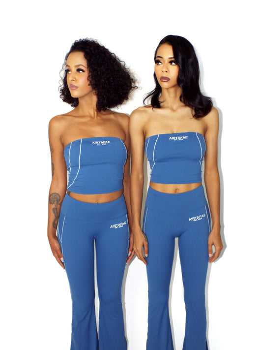 AIRTAFAE FLARE PANTS - BLUE