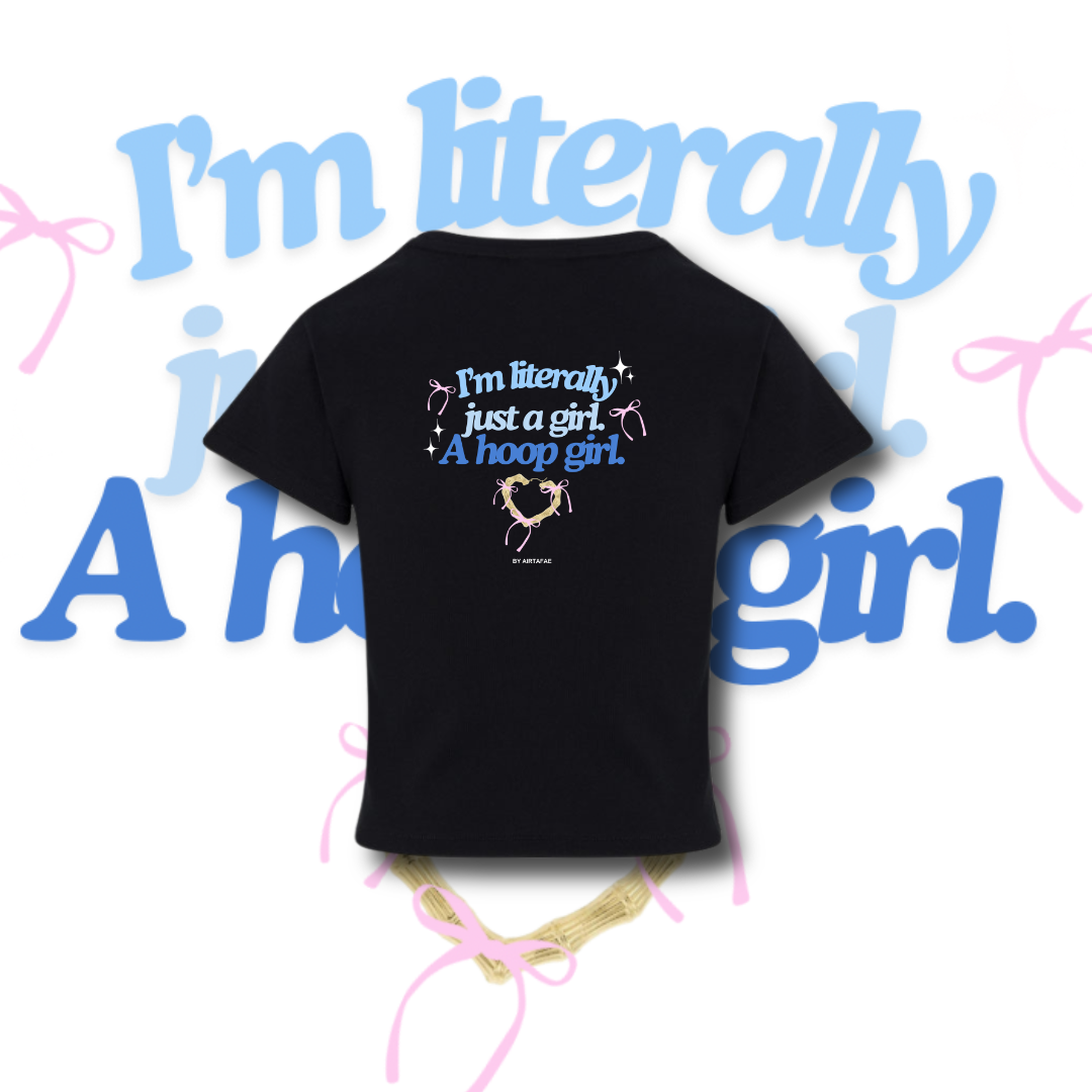 HOOP GIRL BABY TEE